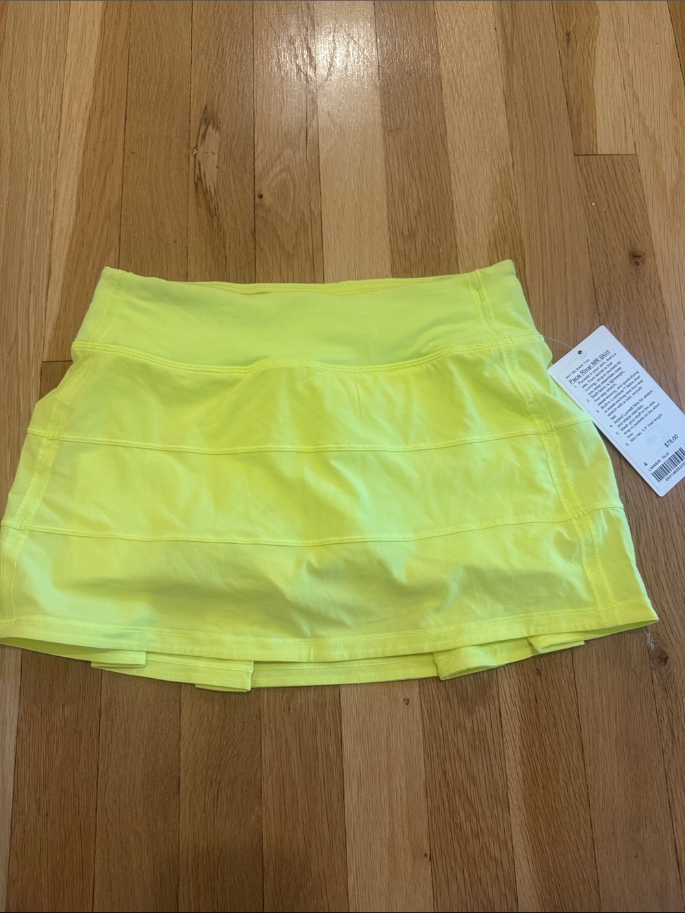NWT Lululemon Pace Rival Mid Rise Skirt